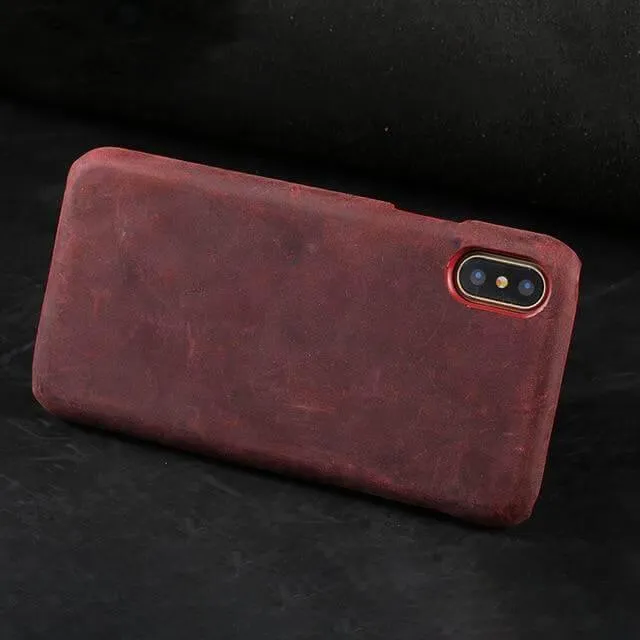 Handmade Luxury Genuine Leather Iphone Case