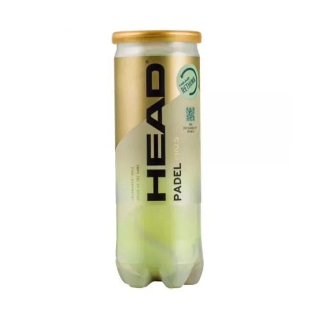 Head Pro S Padel Balls (3 Balls Pack)