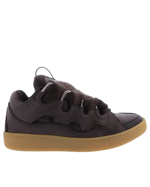 Heren Curb Sneaker Bruin