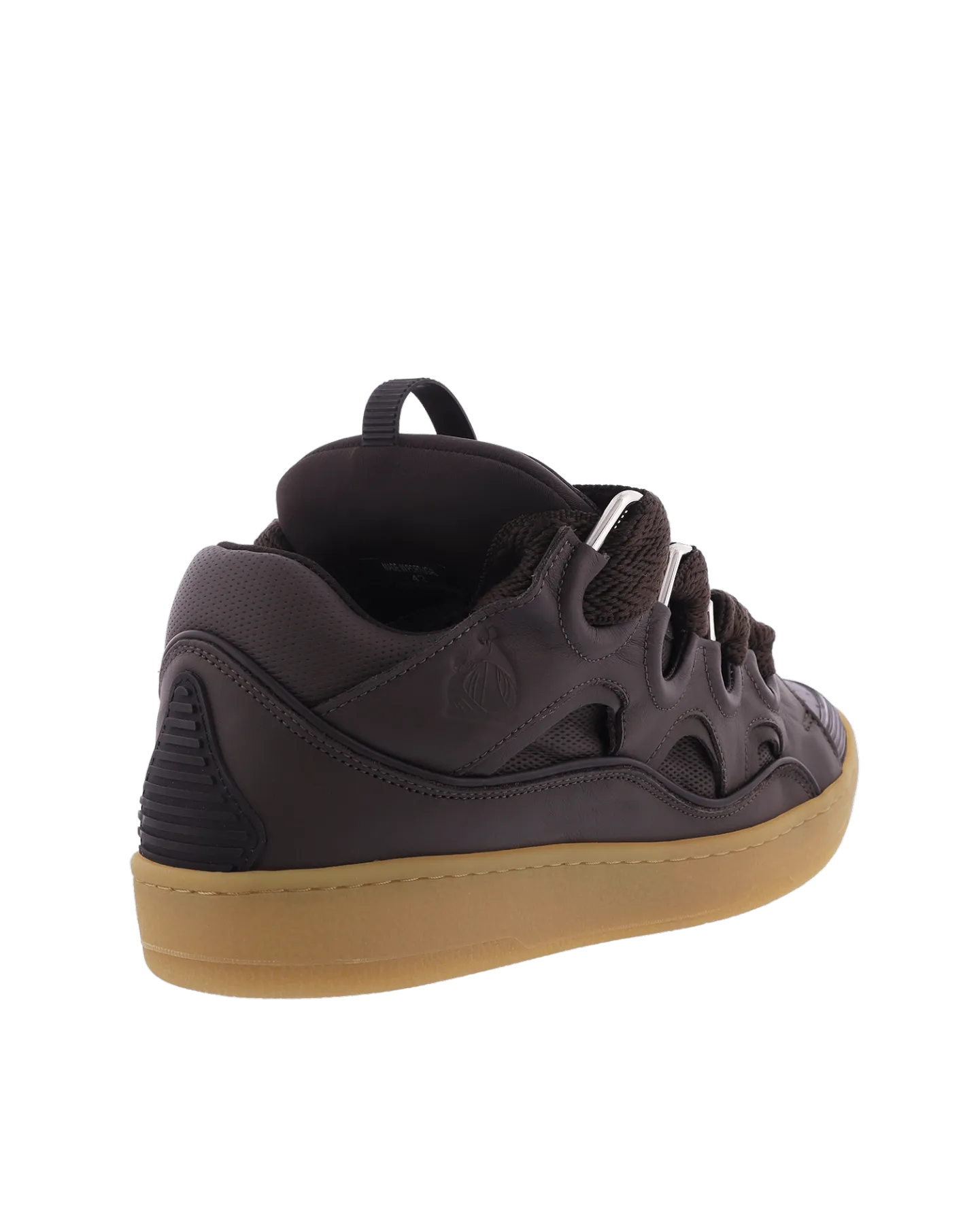 Heren Curb Sneaker Bruin