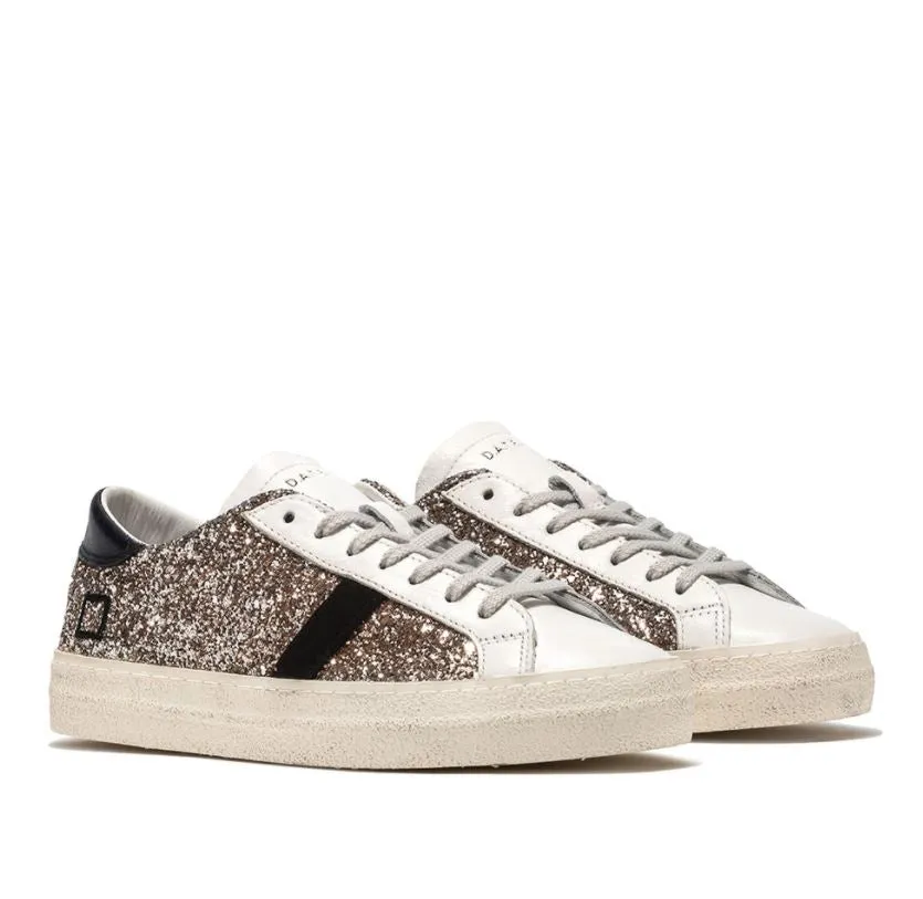 Hill Low Glitter Sneakers - Taupe