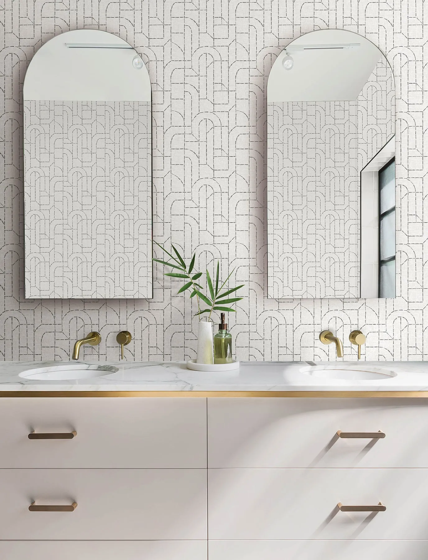 Integrity Arched Outlines Wallpaper