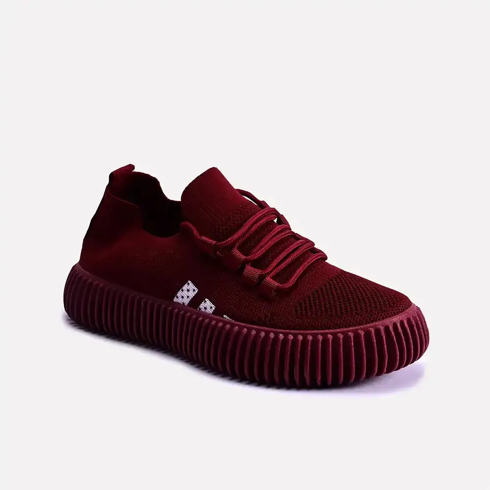 Jane Maroon Women Sneakers 0440661