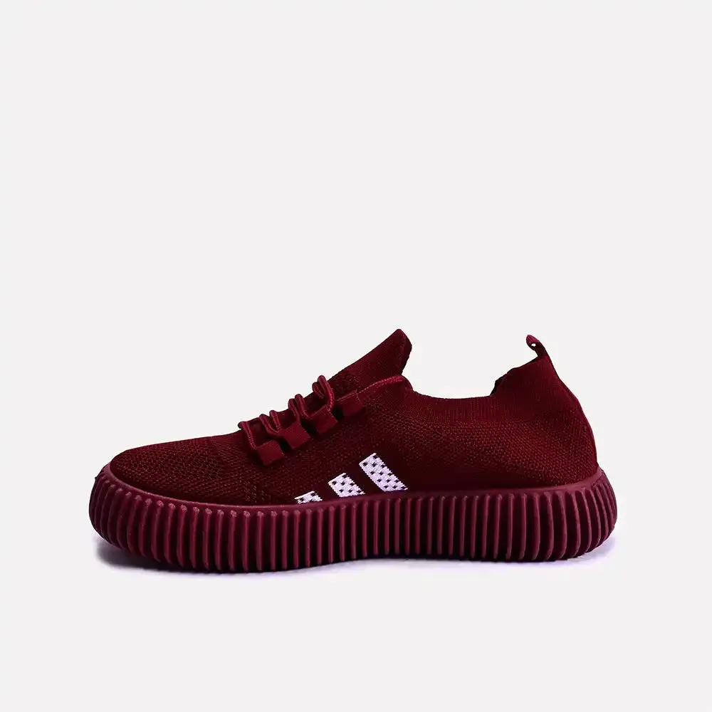 Jane Maroon Women Sneakers 0440661