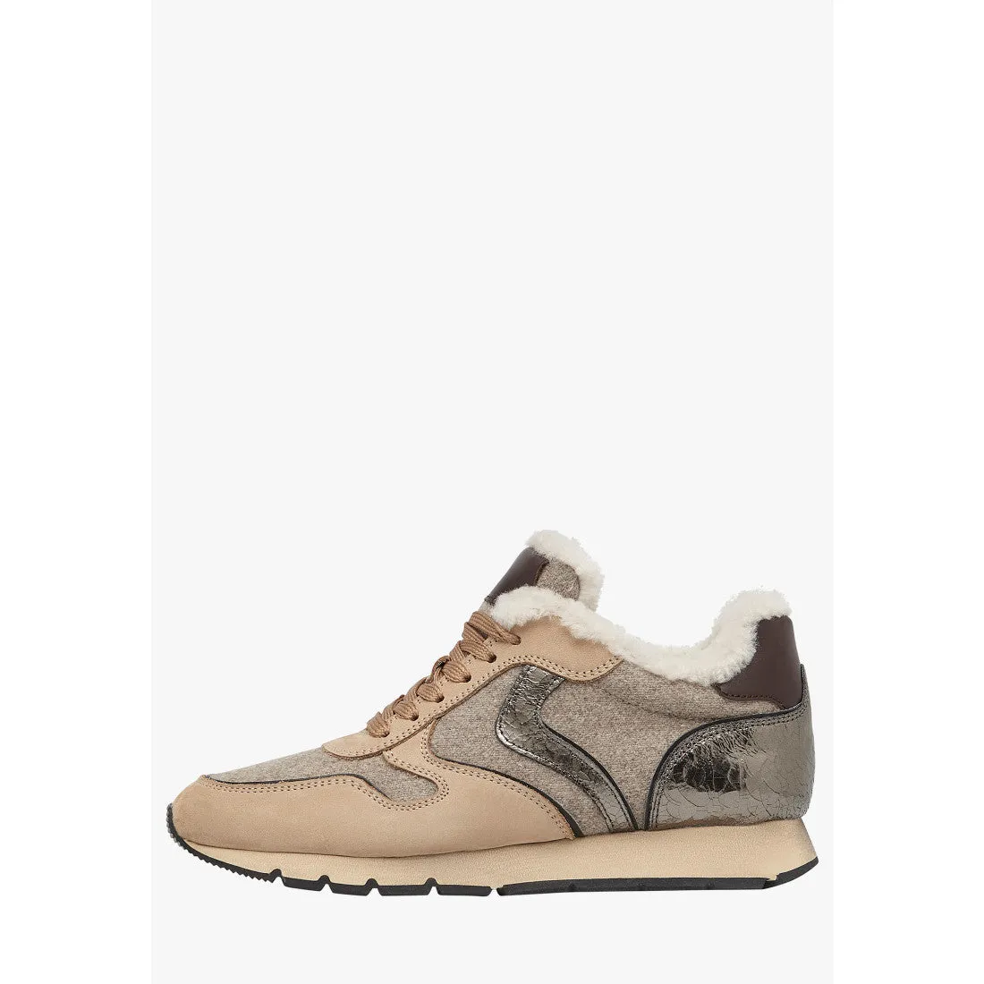 Julia Fur | Beige / Black