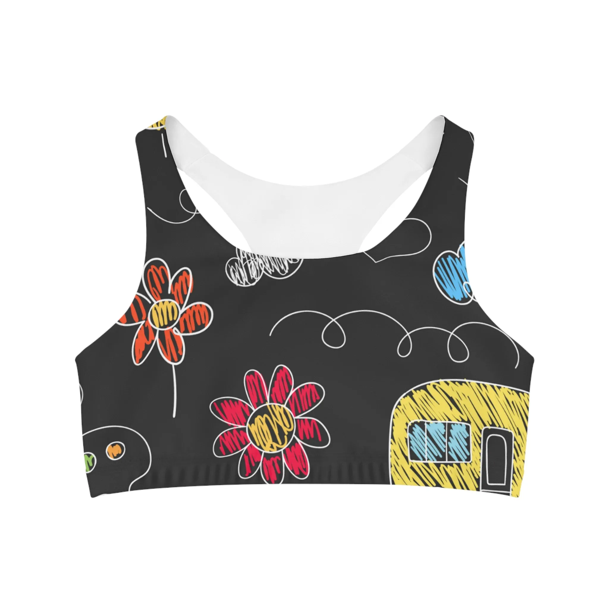 Kids Doodle Playground - Inovax Seamless Sports Bra