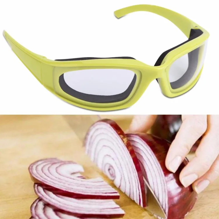 Kitchen Accessories Onion Goggles Barbecue Safety Glasses Eyes Protector(Green)