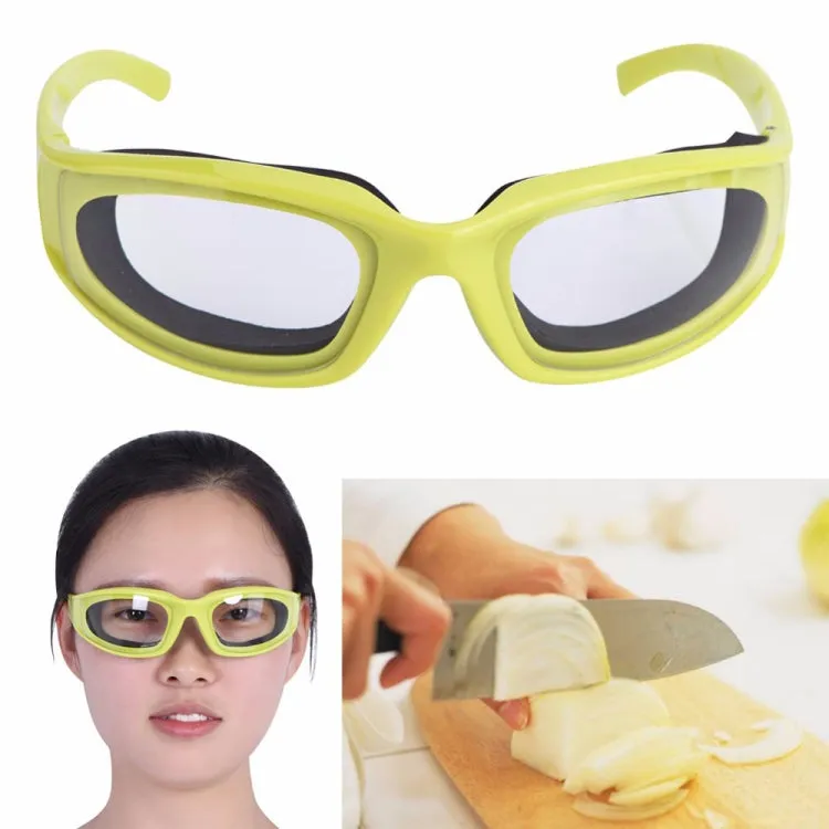 Kitchen Accessories Onion Goggles Barbecue Safety Glasses Eyes Protector(Green)