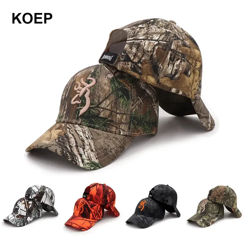 KOEP New Tree Camo Baseball Cap Fishing Caps Men Outdoor Hunting Camouflage Jungle Hat Hiking Casquette Hats