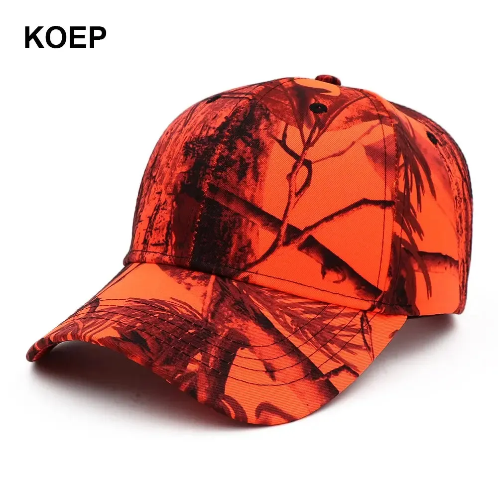 KOEP New Tree Camo Baseball Cap Fishing Caps Men Outdoor Hunting Camouflage Jungle Hat Hiking Casquette Hats