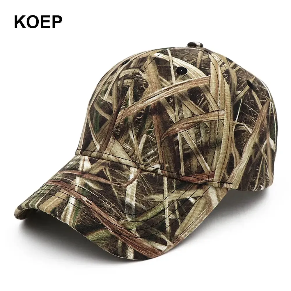 KOEP New Tree Camo Baseball Cap Fishing Caps Men Outdoor Hunting Camouflage Jungle Hat Hiking Casquette Hats