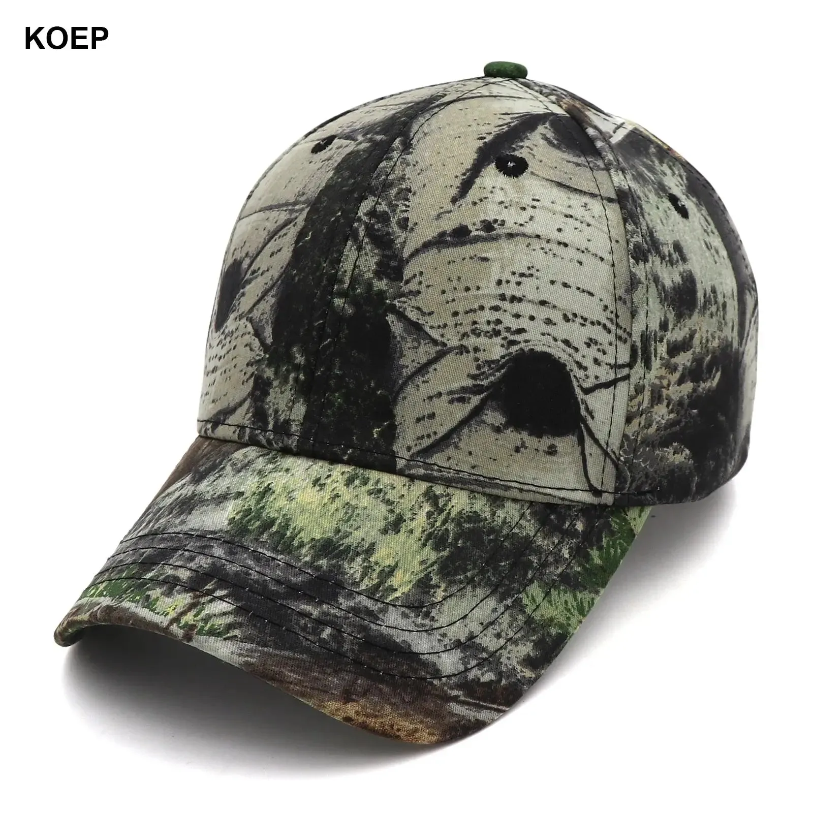 KOEP New Tree Camo Baseball Cap Fishing Caps Men Outdoor Hunting Camouflage Jungle Hat Hiking Casquette Hats