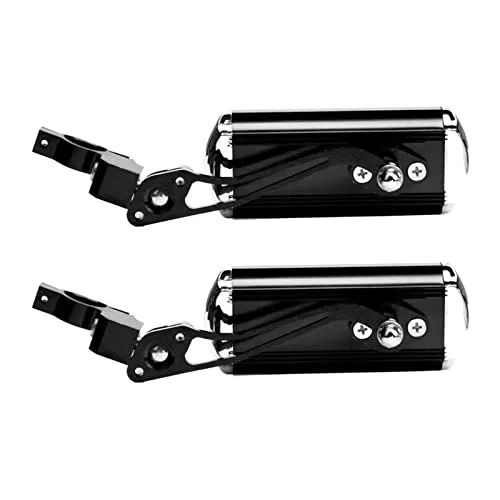 LICHTS Bicycle Rear View Mirror Handlebar Bikes Viewing Mirror Pair Black