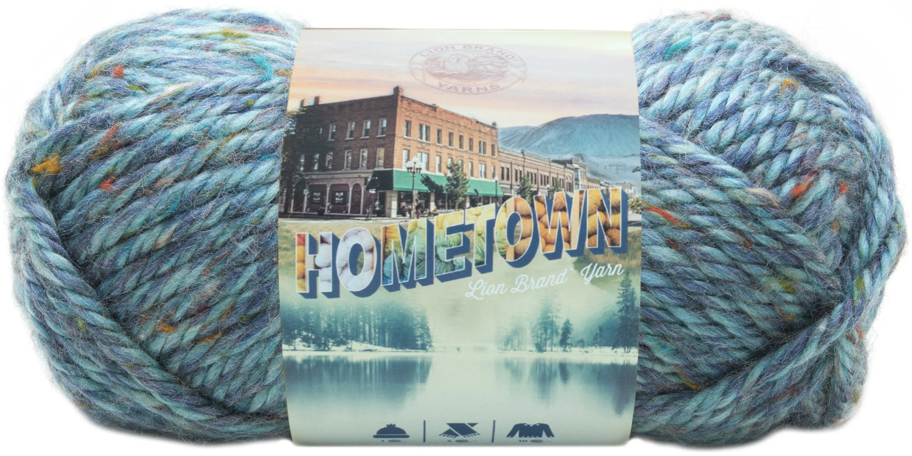 Lion Brand Hometown Yarn - Key Largo Tweed 142g