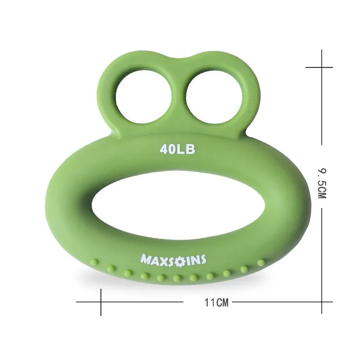 MAXSOINS MXO-DOUBLE-001 Frog Shape Finger Grip Training Device Finger Grip Ring, Specification: 50LB (Plane Purple)