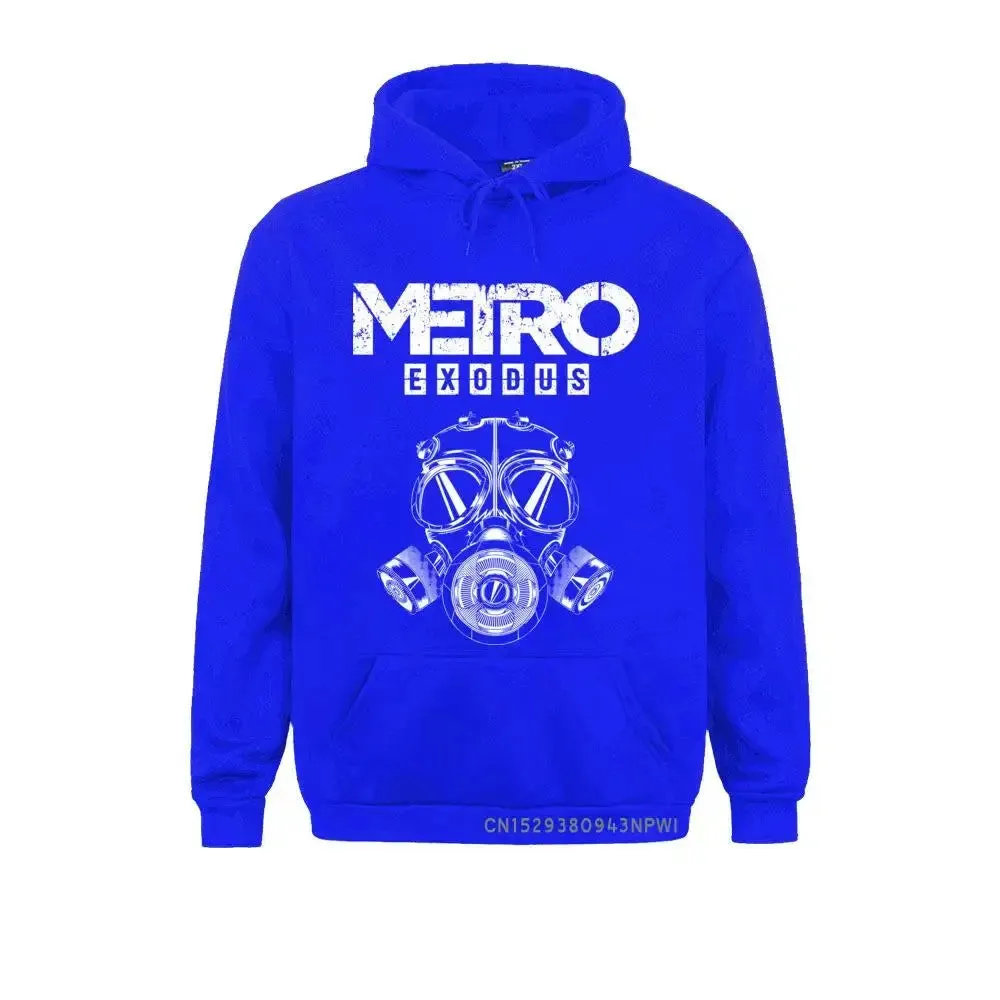 Men Sweatshirt Metro Exodus Hoodies Gas Mask Toxic Games Gaming Artyom Haunter Long Sleeves Coats Hooded Clothing