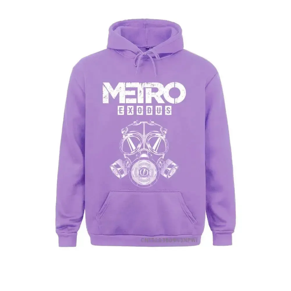 Men Sweatshirt Metro Exodus Hoodies Gas Mask Toxic Games Gaming Artyom Haunter Long Sleeves Coats Hooded Clothing