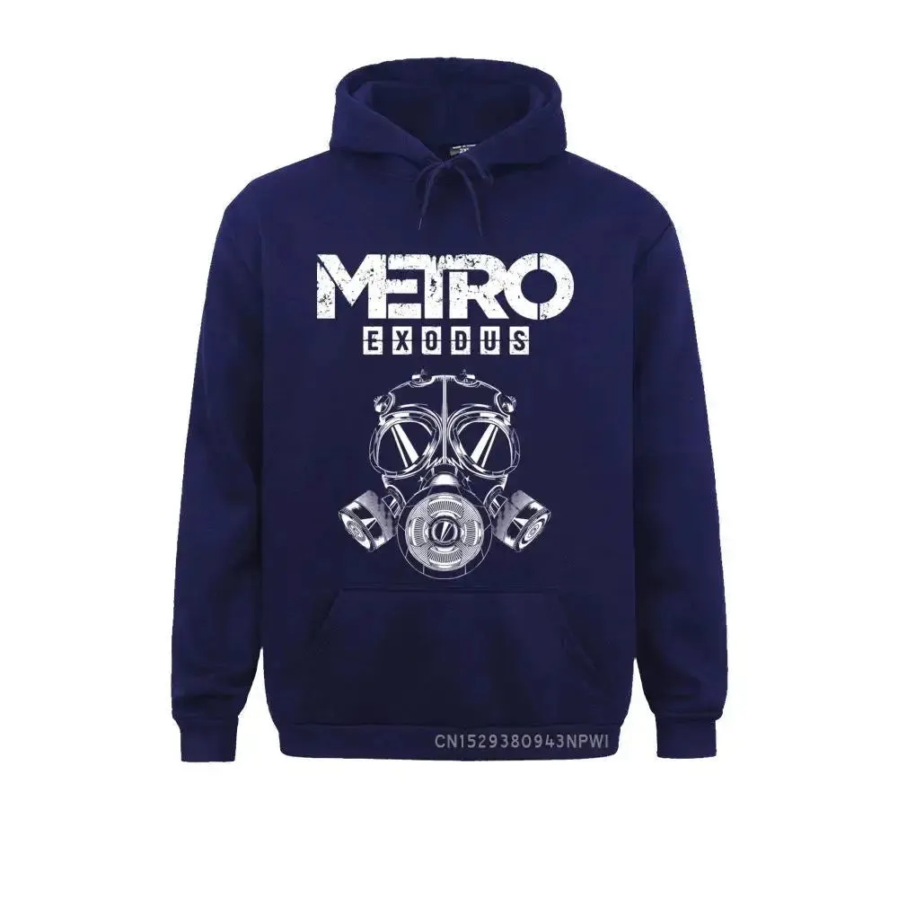 Men Sweatshirt Metro Exodus Hoodies Gas Mask Toxic Games Gaming Artyom Haunter Long Sleeves Coats Hooded Clothing