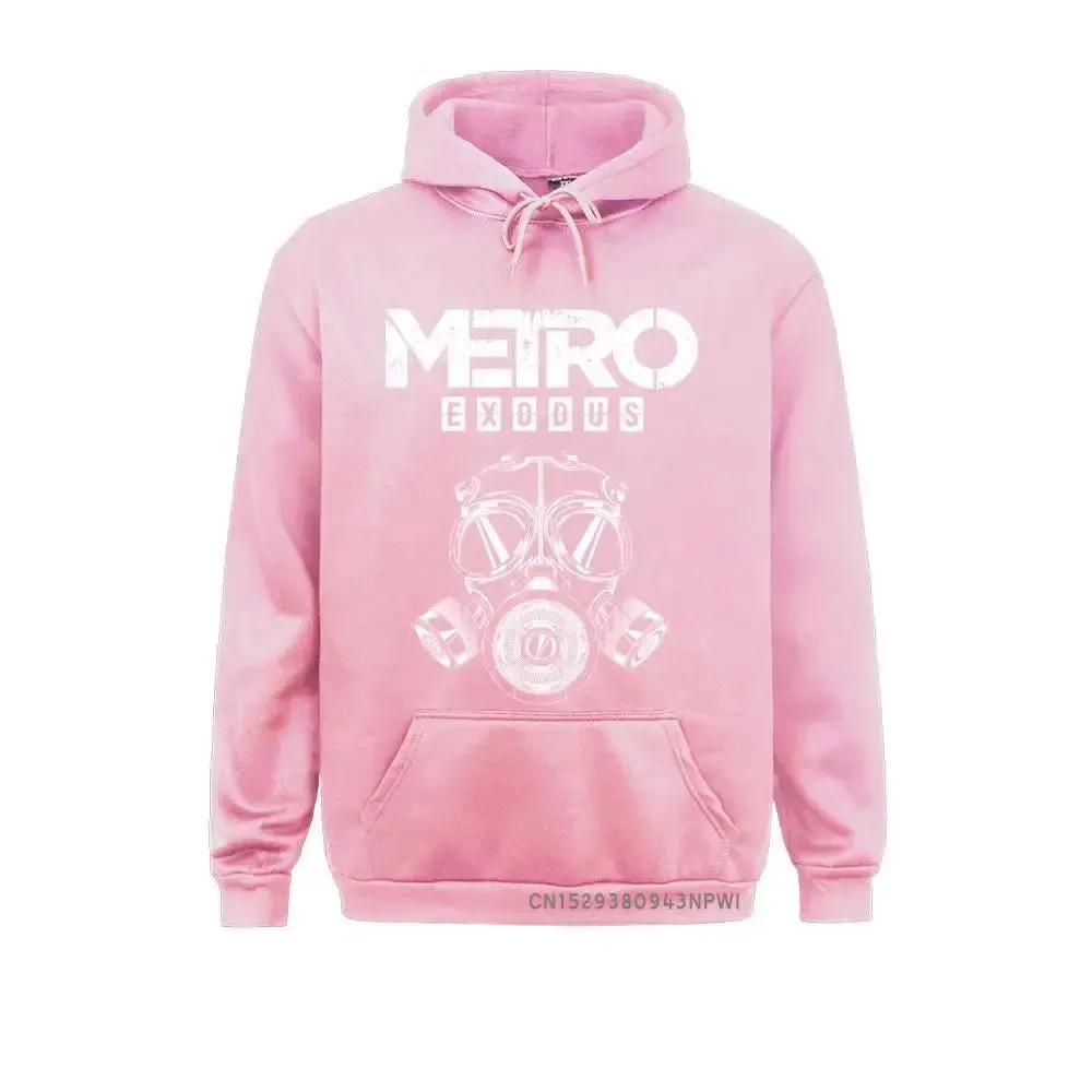 Men Sweatshirt Metro Exodus Hoodies Gas Mask Toxic Games Gaming Artyom Haunter Long Sleeves Coats Hooded Clothing