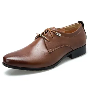 Men's Lace-up Casual Business Leather Shoes 24826944L