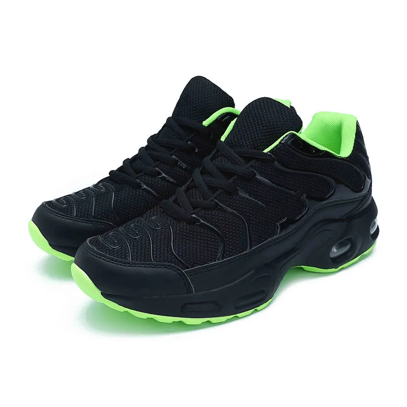 Men's shoes spring and autumn new all-palm air cushion running sneakers all-match trend men's platform casual shoes