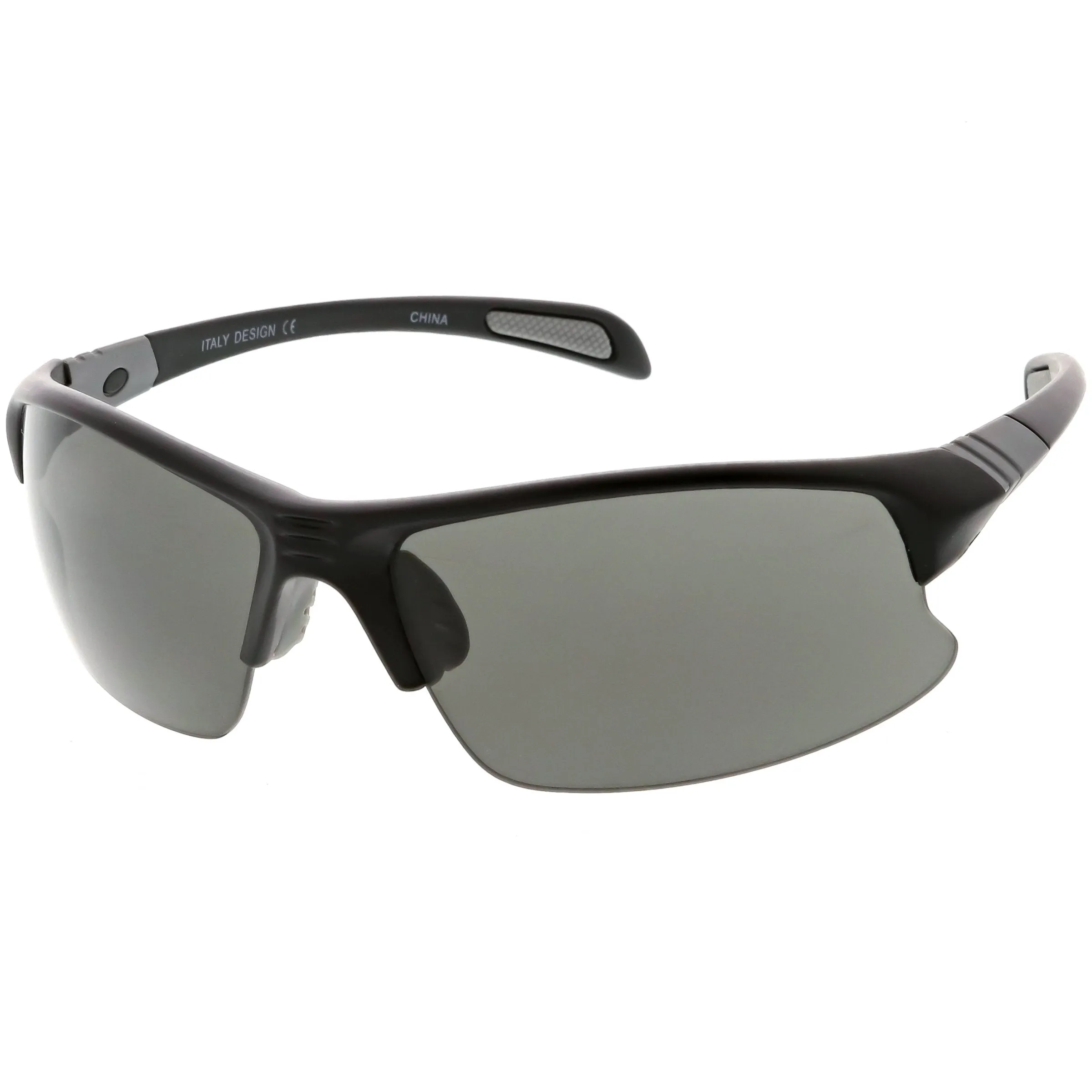 Men's Sports Performance Sports Half Jacket Wrap Sunglasses A418