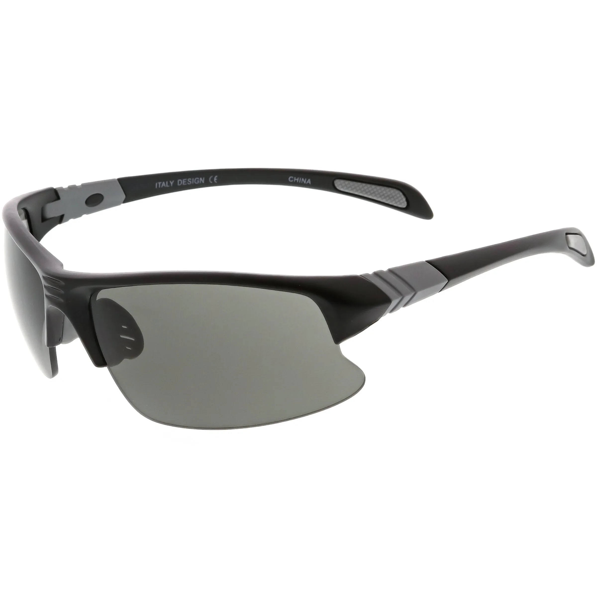 Men's Sports Performance Sports Half Jacket Wrap Sunglasses A418