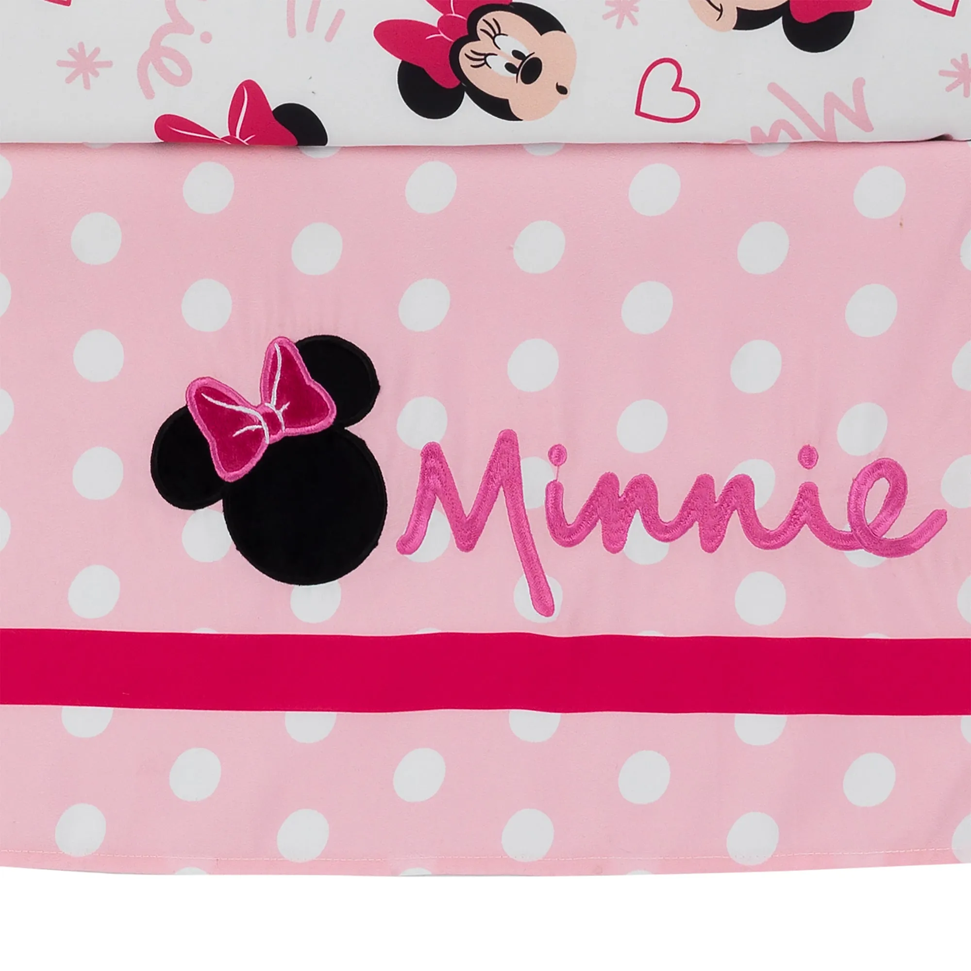 Minnie Mouse Love 3-Piece Crib Bedding Set