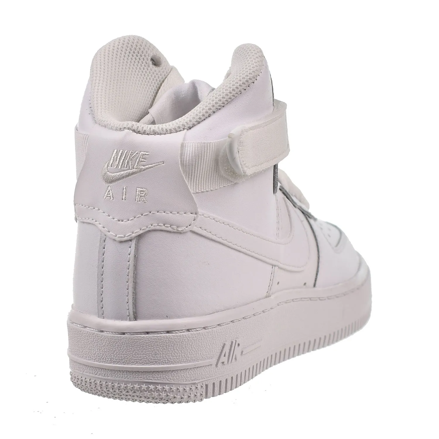 Nike Air Force 1 High LE (GS) Big Kids' Shoes Triple White