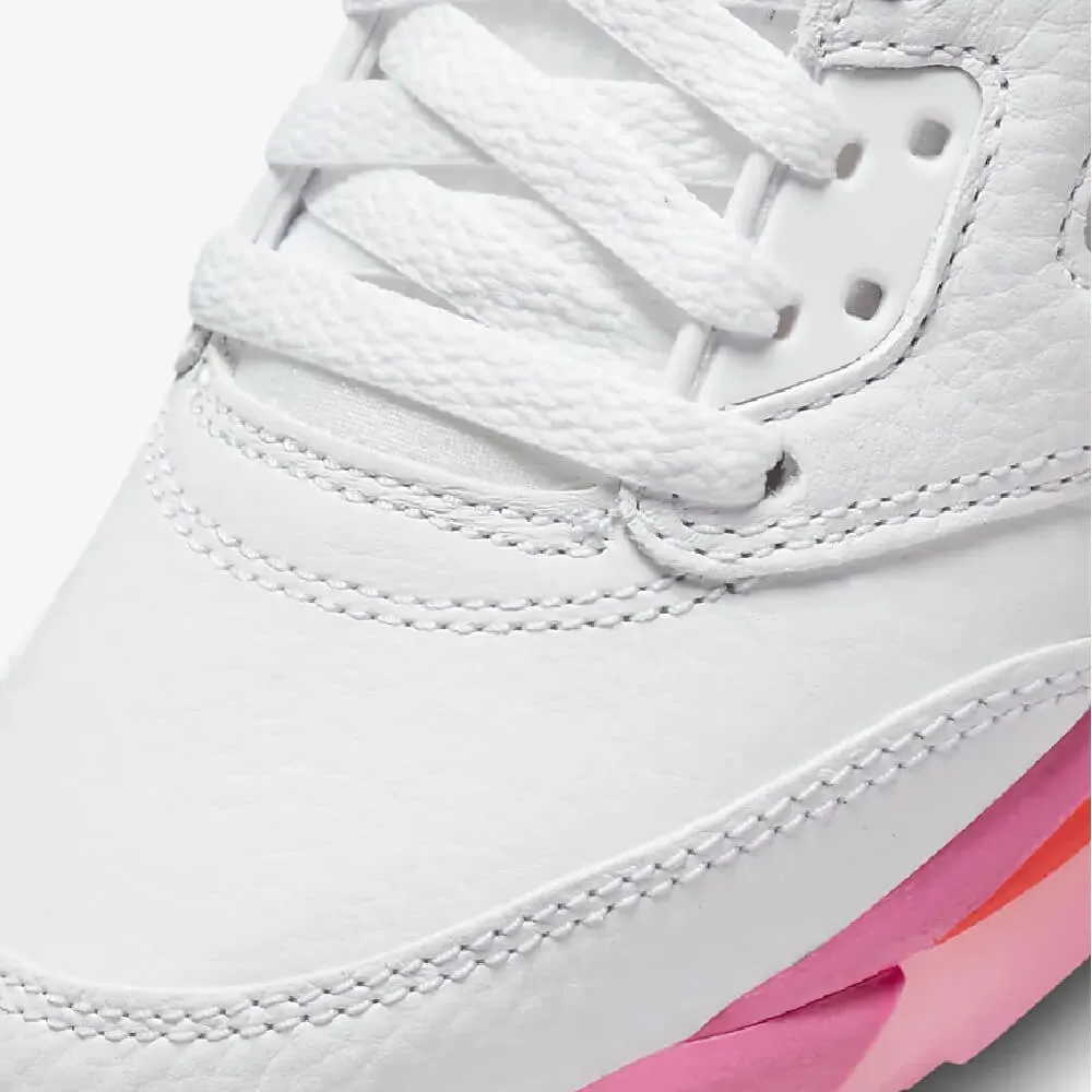 Nike Air Jordan 5 Retro Sneakers, White/Pink