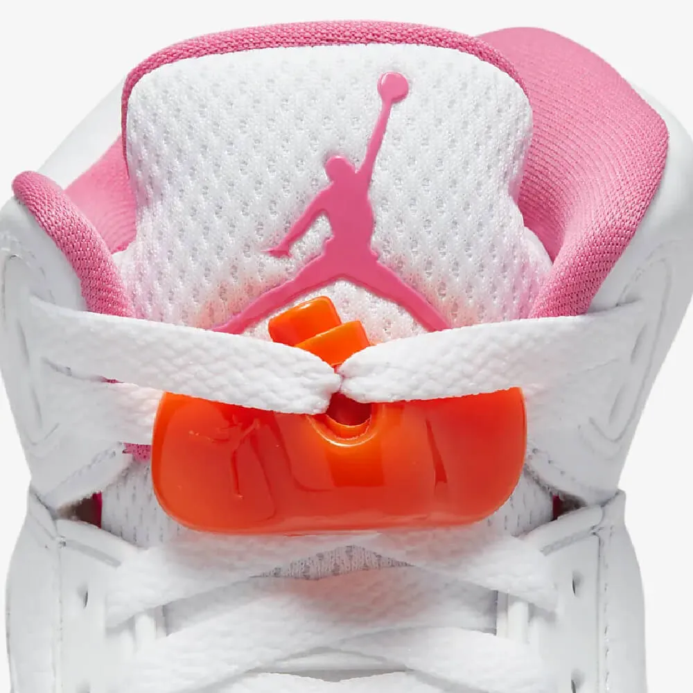 Nike Air Jordan 5 Retro Sneakers, White/Pink