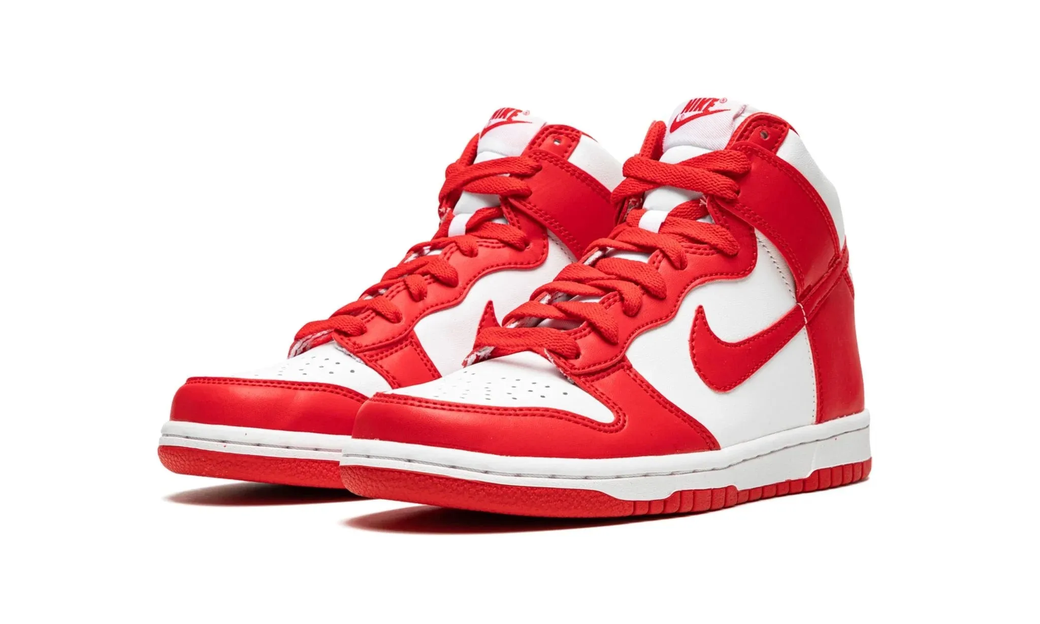 NIKE DUNK HIGH CHAMPIONSHIP WHITE RED GS