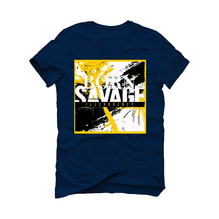 Nike Dunk Low “Michigan” | illcurrency Navy Blue T-Shirt (SAVAGE)