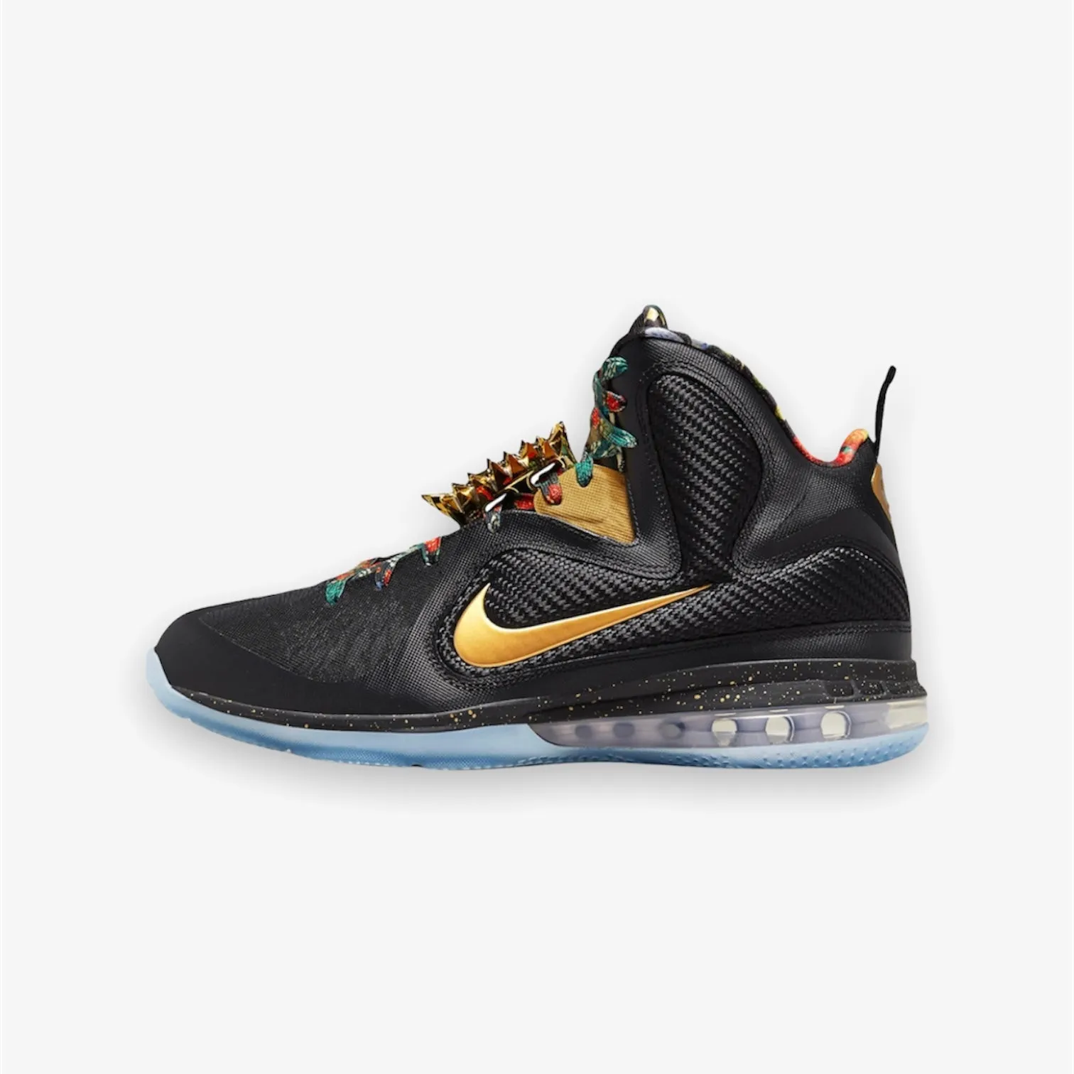 Nike Lebron IX Black Metallic Gold Watch the Throne DO9353-001