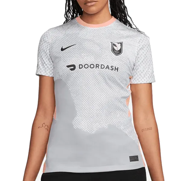 Nike Womens Angel City Away Jersey 22/23 (White/Wolf Grey/Dark Smoke Grey)