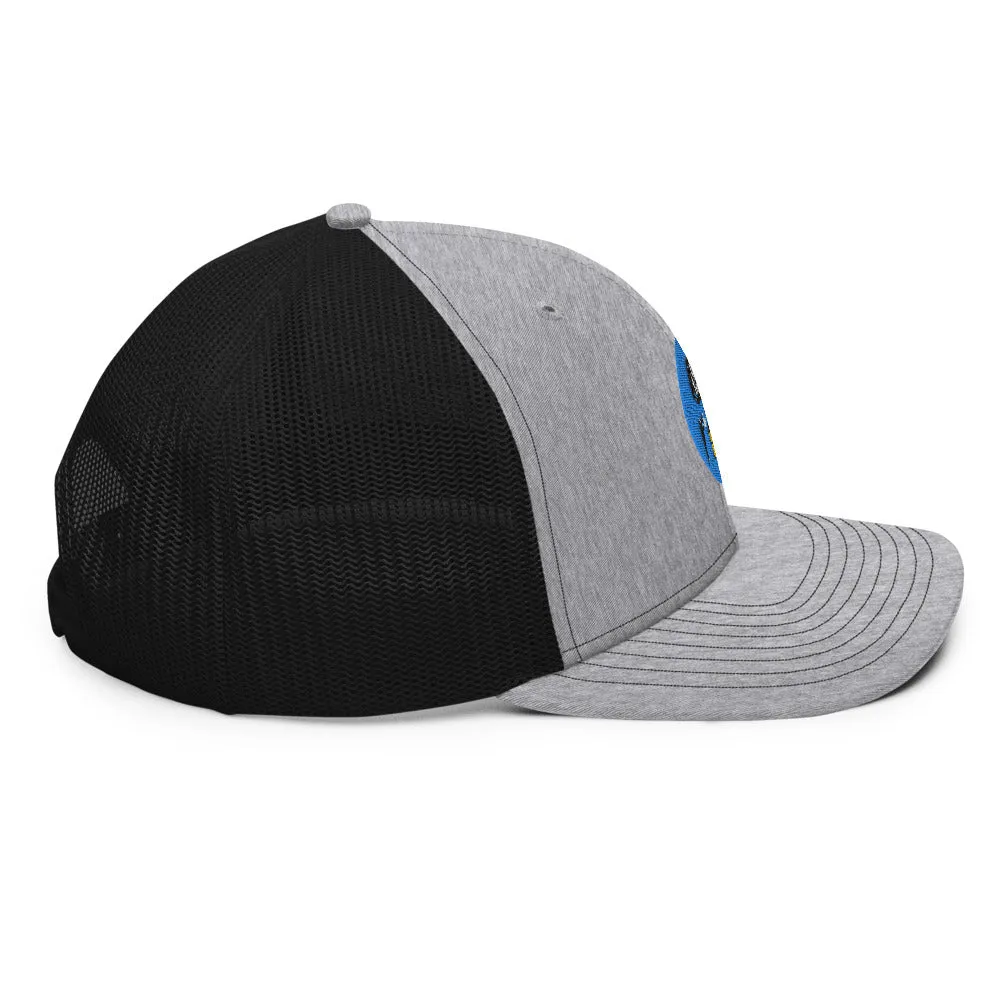 Pod Therapy Logo Trucker Cap - Blue