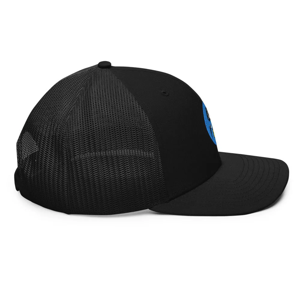 Pod Therapy Logo Trucker Cap - Blue