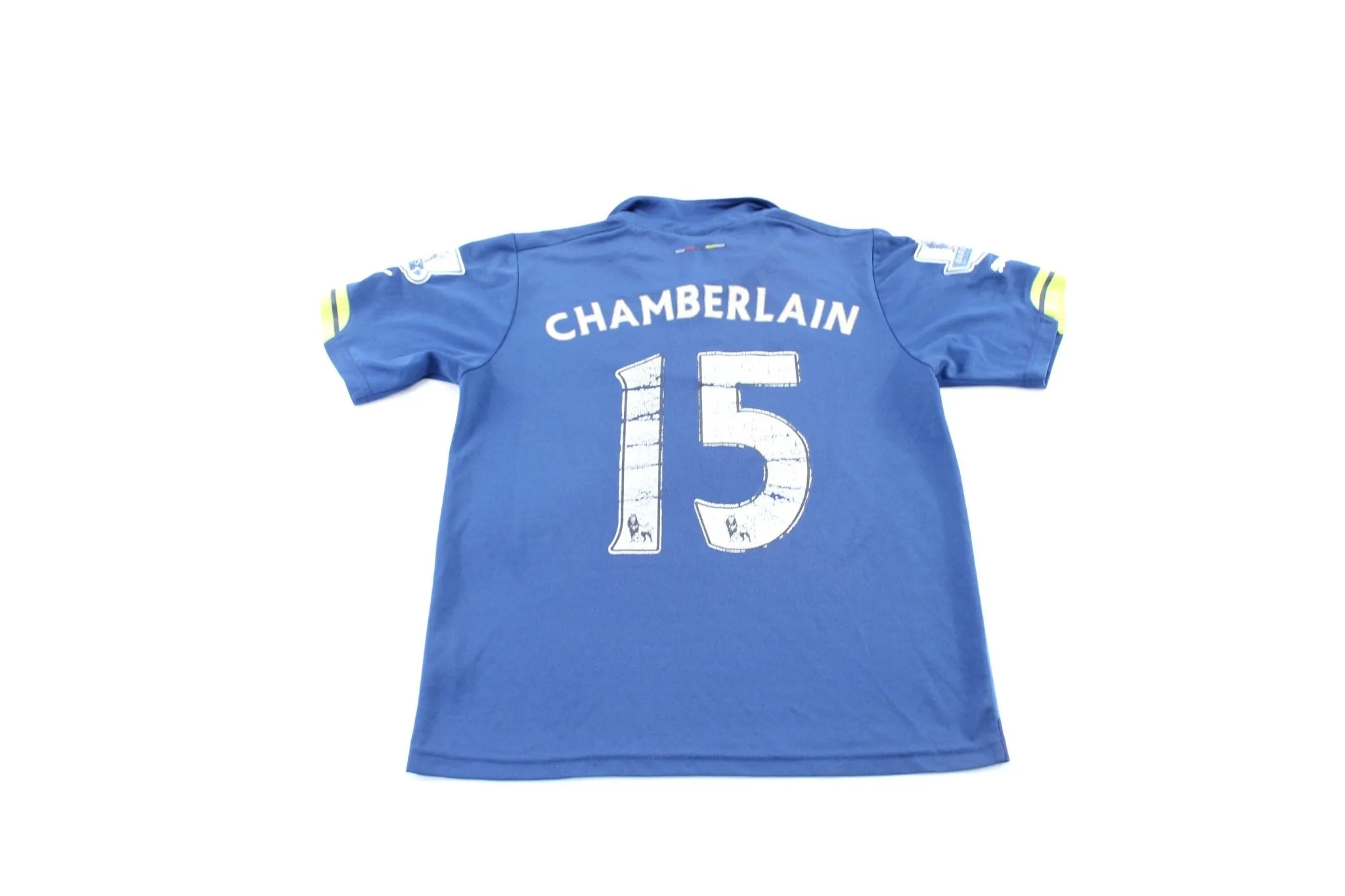 Puma Embroidered Logo Arsenal #15 Chamberlain Soccer Jersey