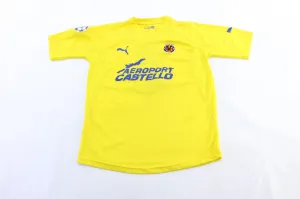 Puma Logo Villarreal CF Juan Roman Riquelme Soccer Jersey