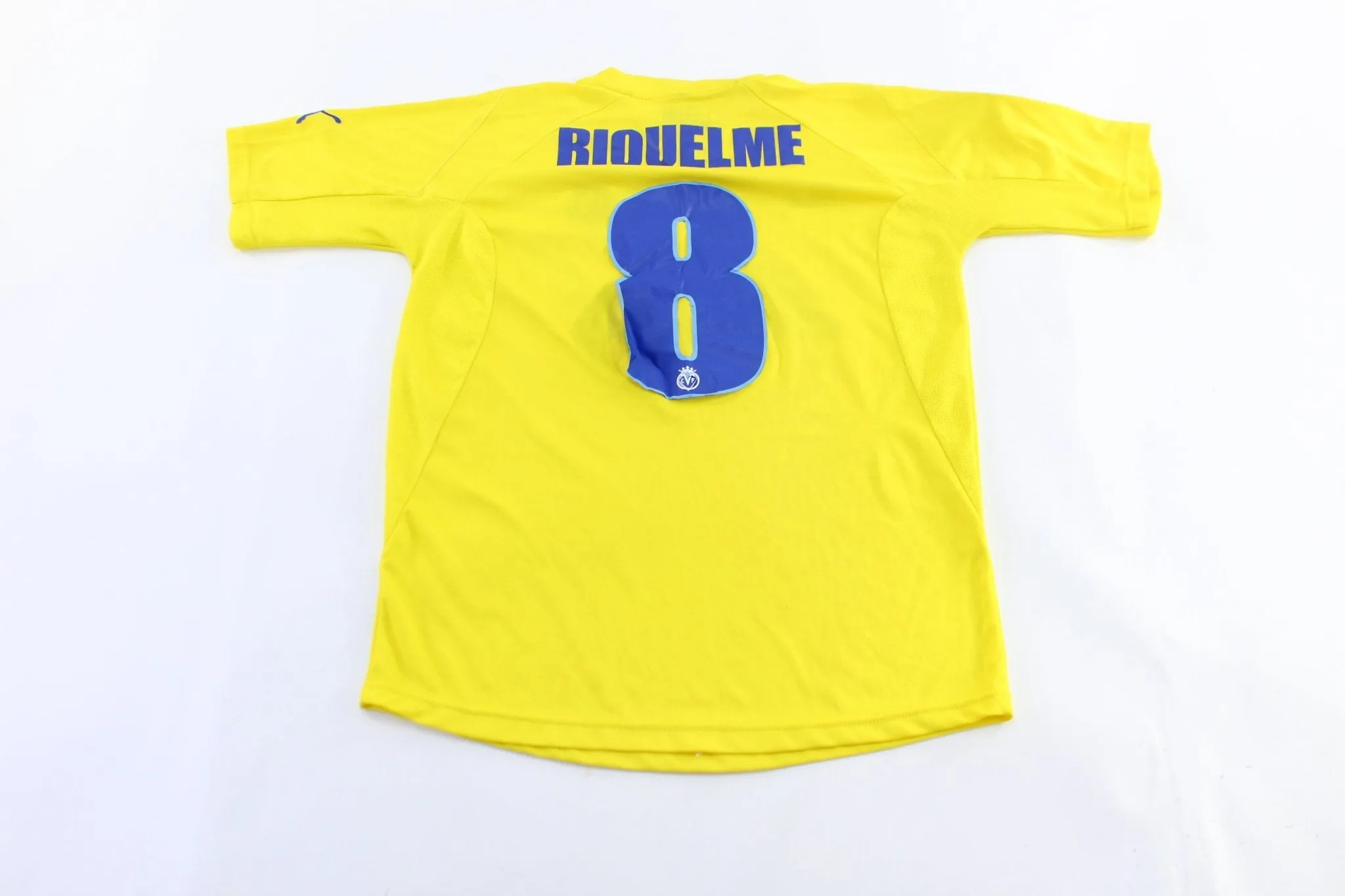 Puma Logo Villarreal CF Juan Roman Riquelme Soccer Jersey