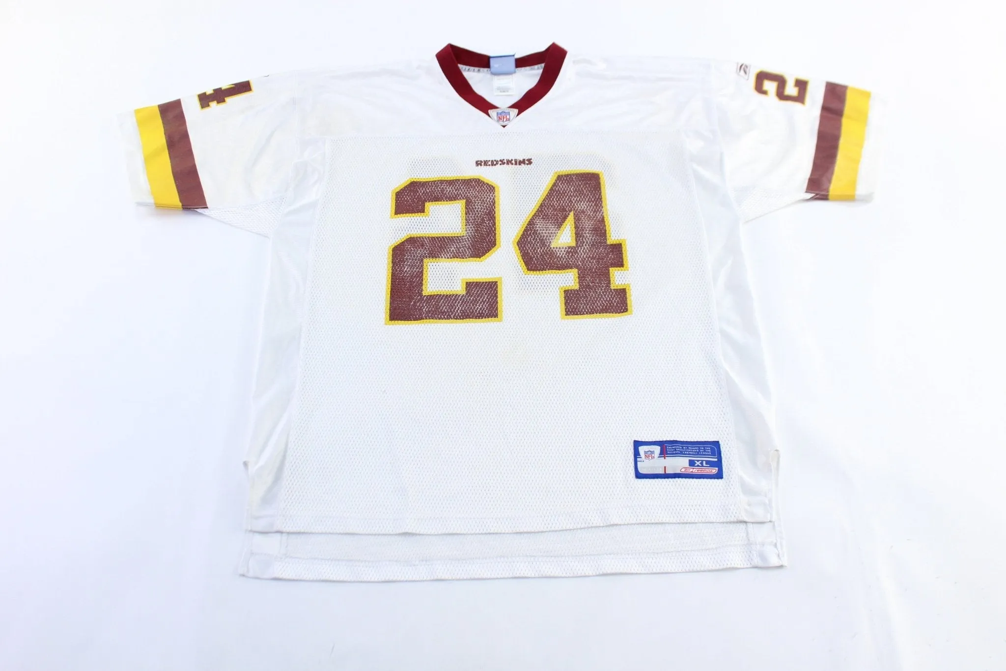 Reebok Logo Washington Redskins Champ Bailey Football Jersey