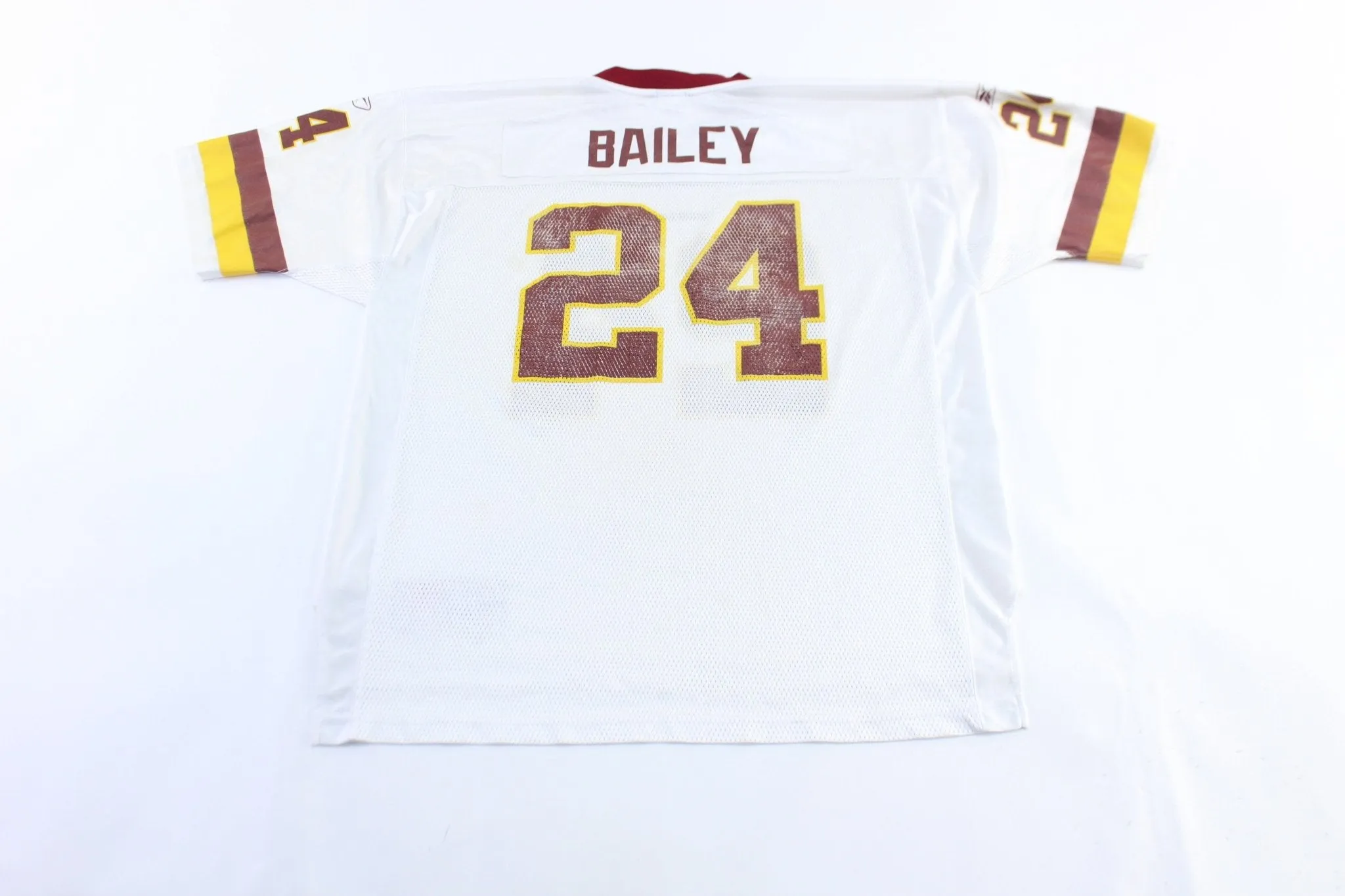 Reebok Logo Washington Redskins Champ Bailey Football Jersey