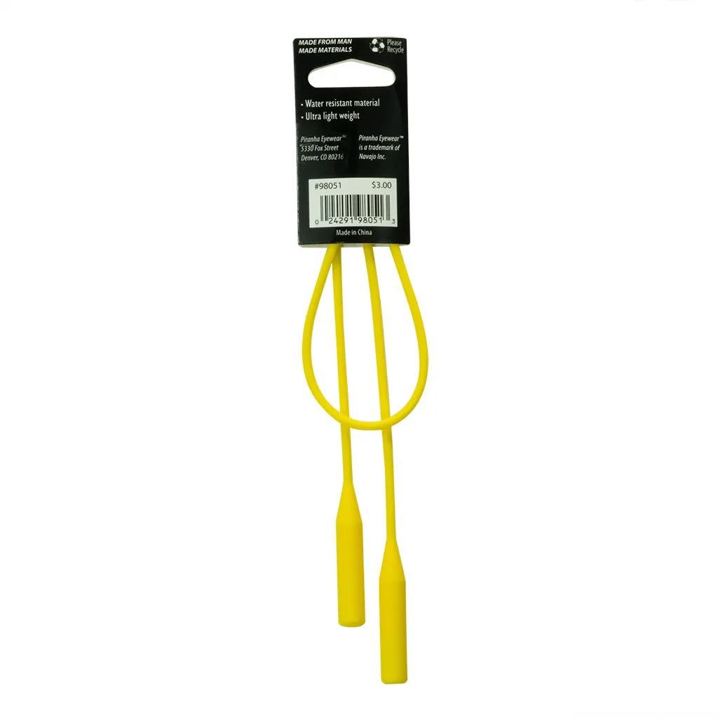 Silicone Sport Sunglasses Cord - Yellow