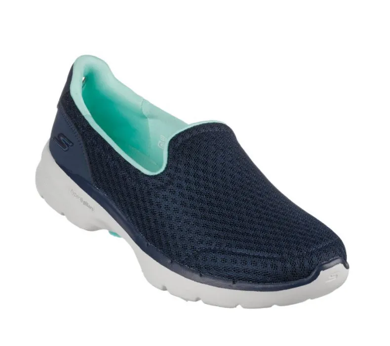 Skechers Walking Shoes Go Walk 6 Big Splash Navy Slip on