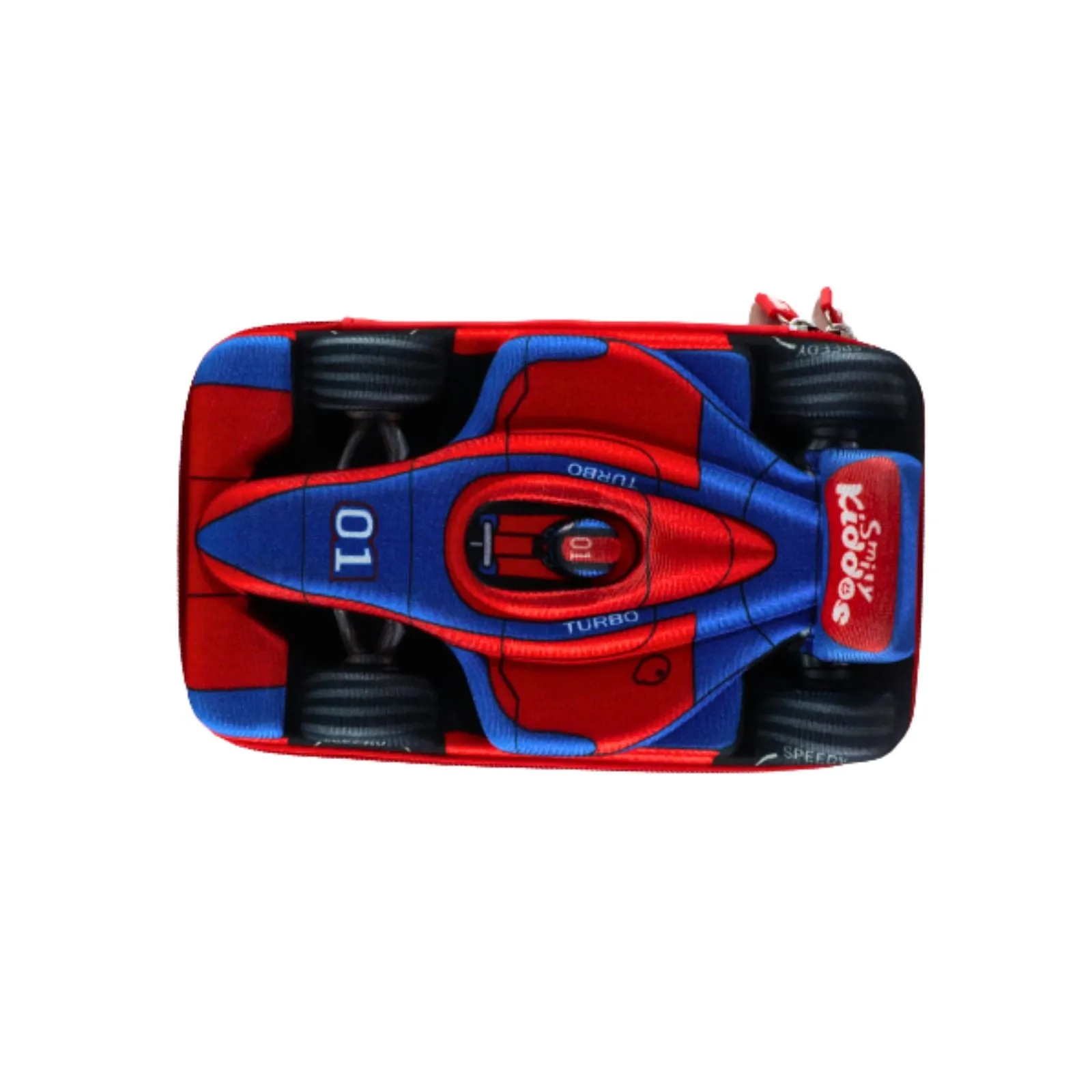 Smily kiddos Sports Car EVA Pencil Case - Red & Blue