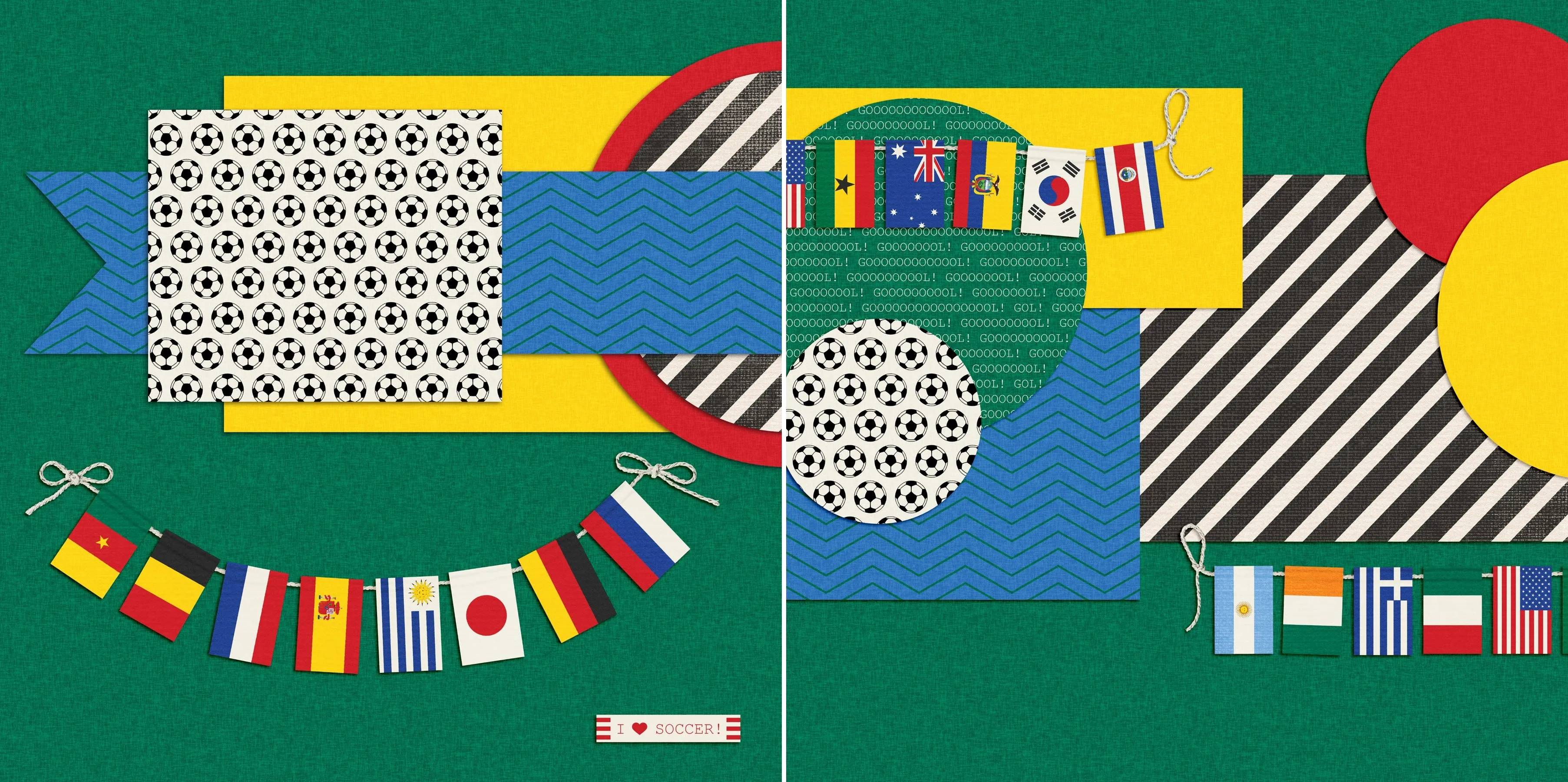 Soccer Flags NPM - 5137