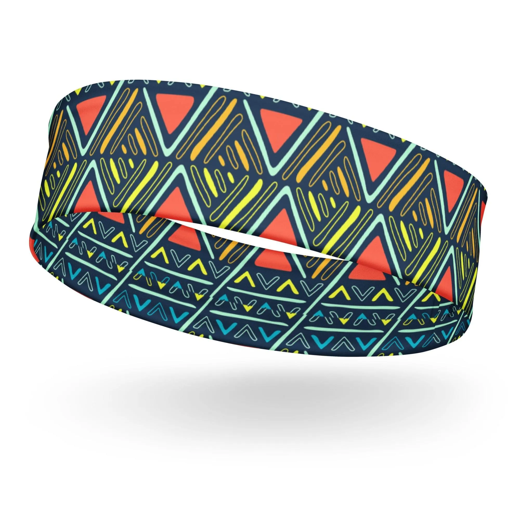 Sports Headband African Tribal Colors Quick Dry Headband