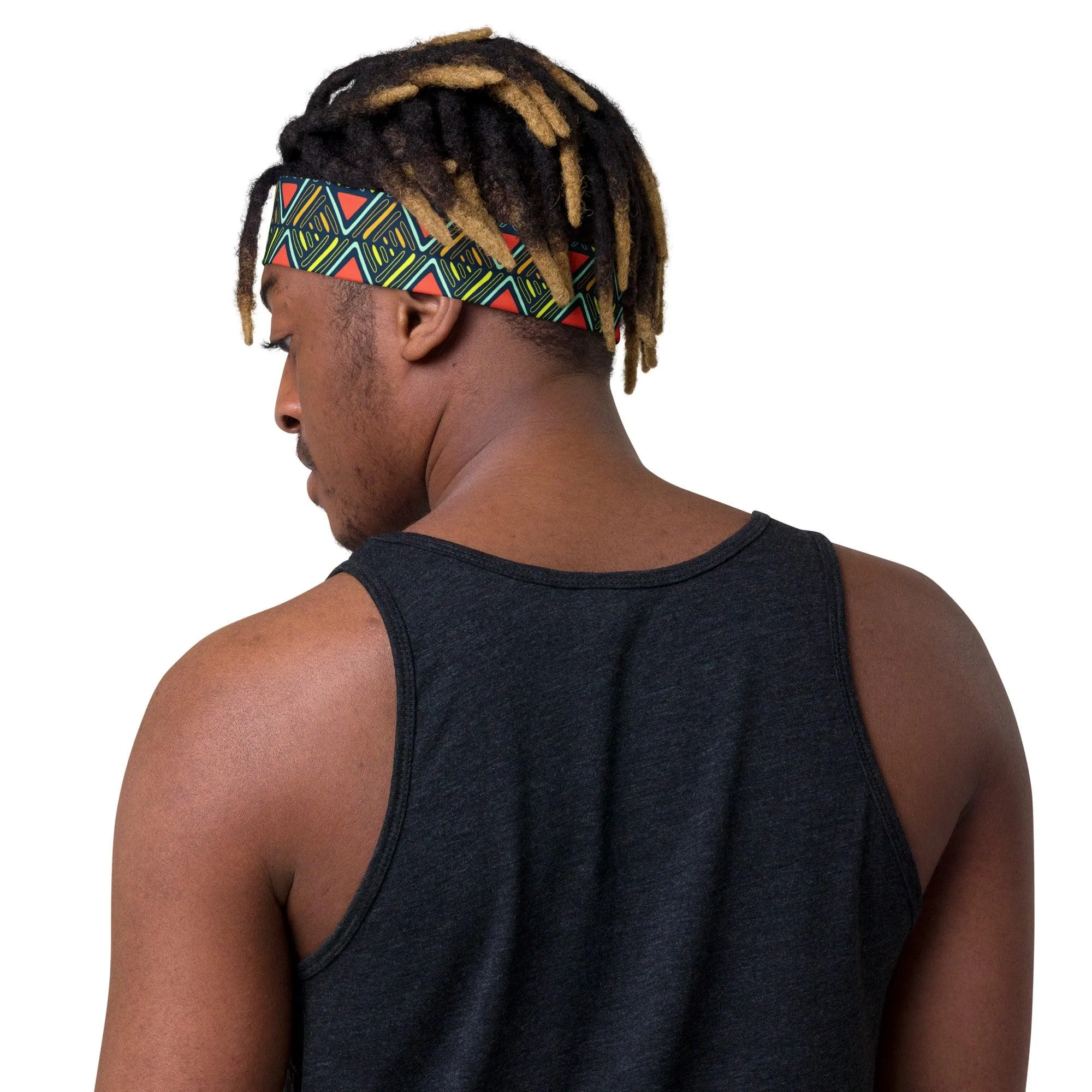 Sports Headband African Tribal Colors Quick Dry Headband