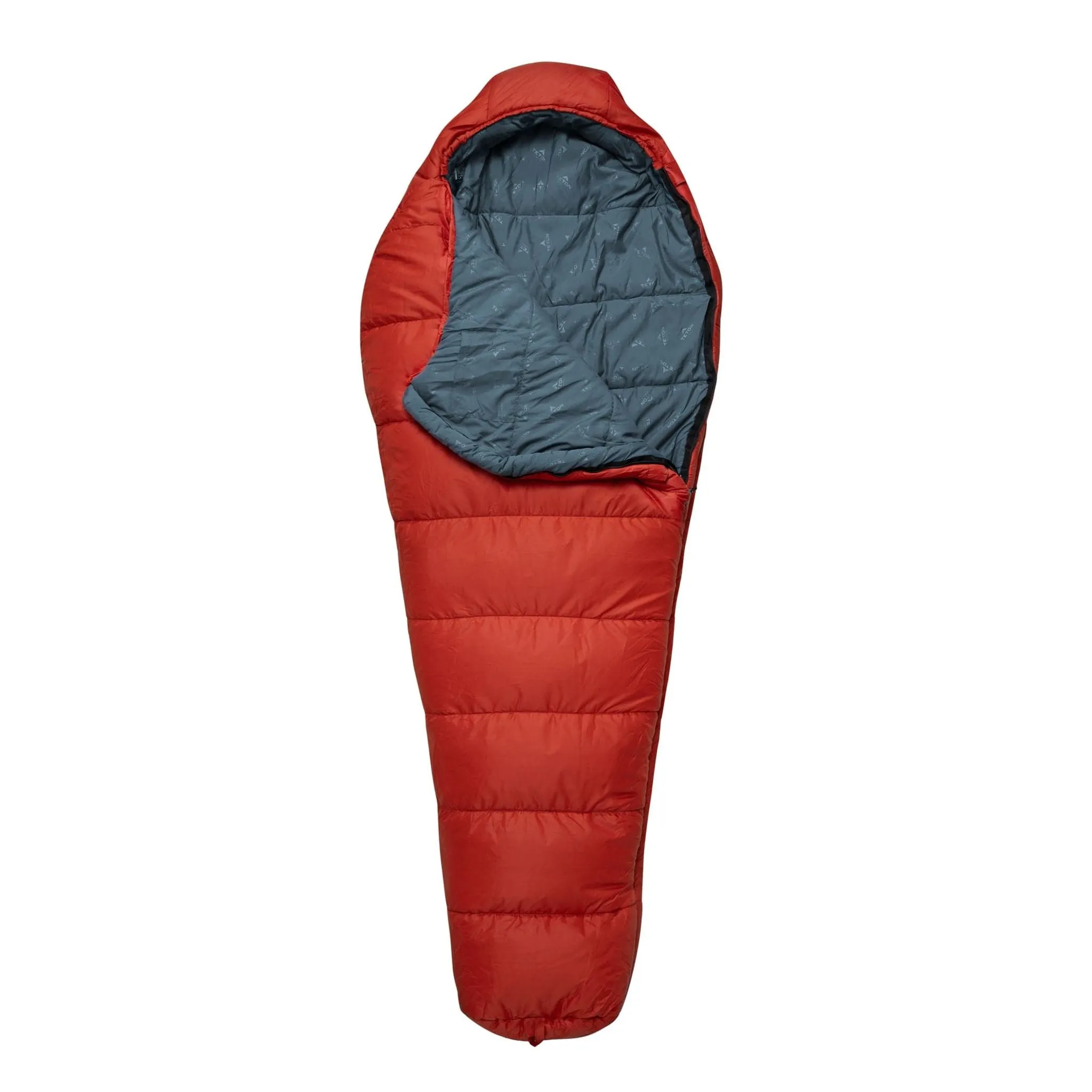 Teton Sports LEEF -18˚c/0˚f Mummy SHORT Sleeping Bag in Fire/Slate