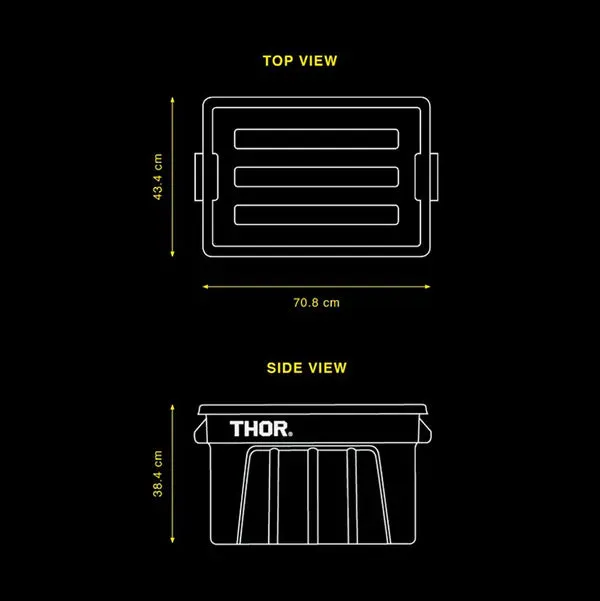 THOR Outdoor Storage Container 75L